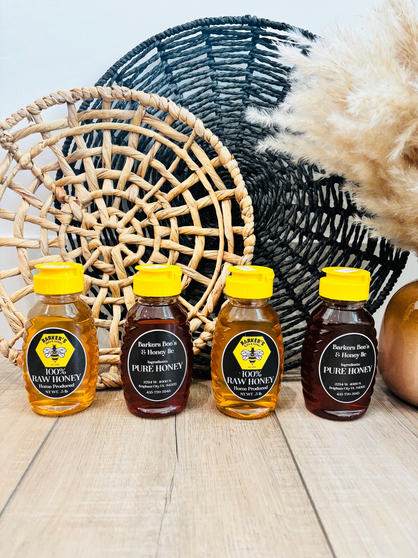 8 oz. Pure Raw Honey